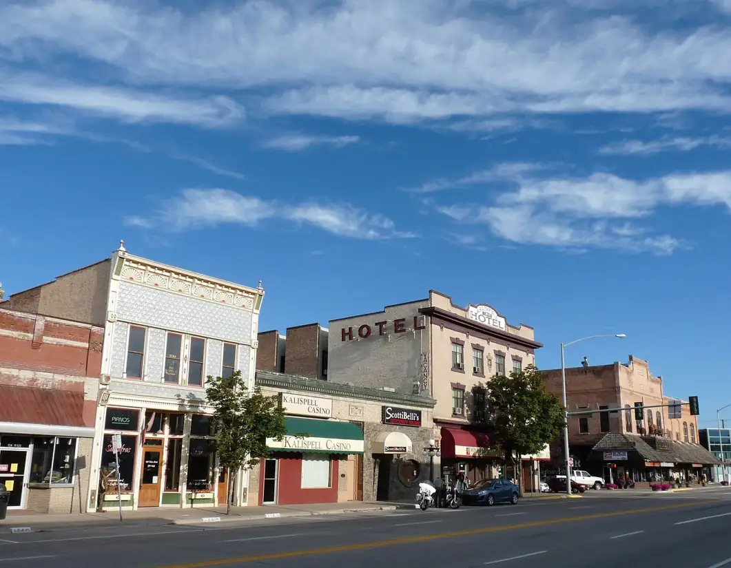 Kalispell, Montana local view