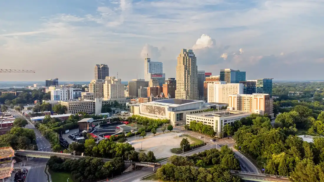 Raleigh, North Carolina local view